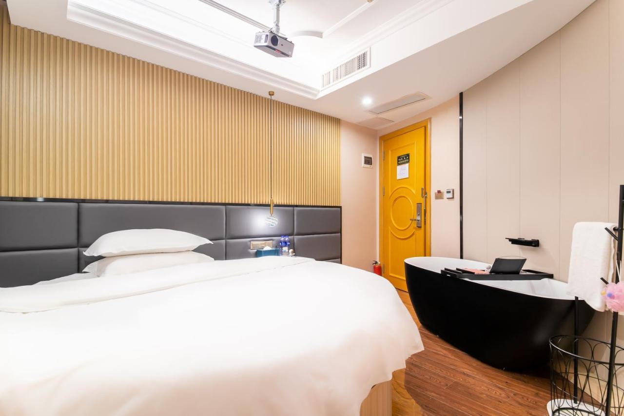 Puzzle Hotel - Zhongshan 8Th Road Chenjiaci Subway Station Branch Cantón Exterior foto
